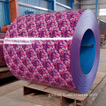 Ppgi Colour Coated Coil flower designed ppgl gravure print steel steel coil Factory